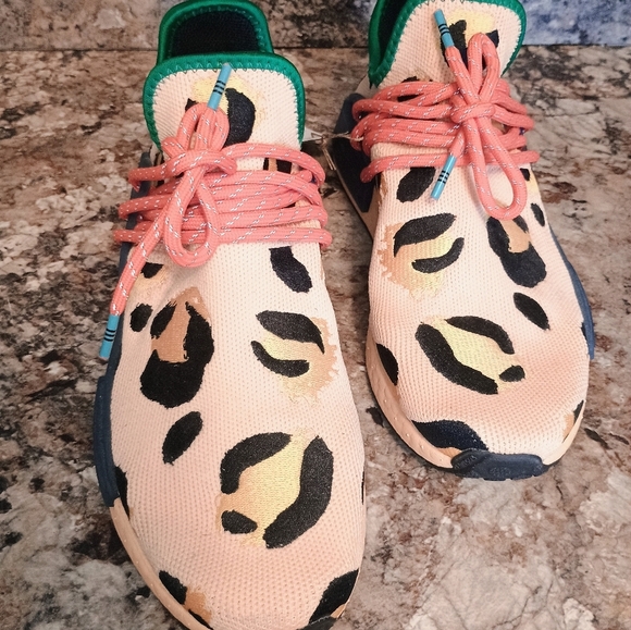 adidas Originals Other - Adidas Pharrell Williams Human Race NMD Animal Print Peach & Orange Sneakers.nwt